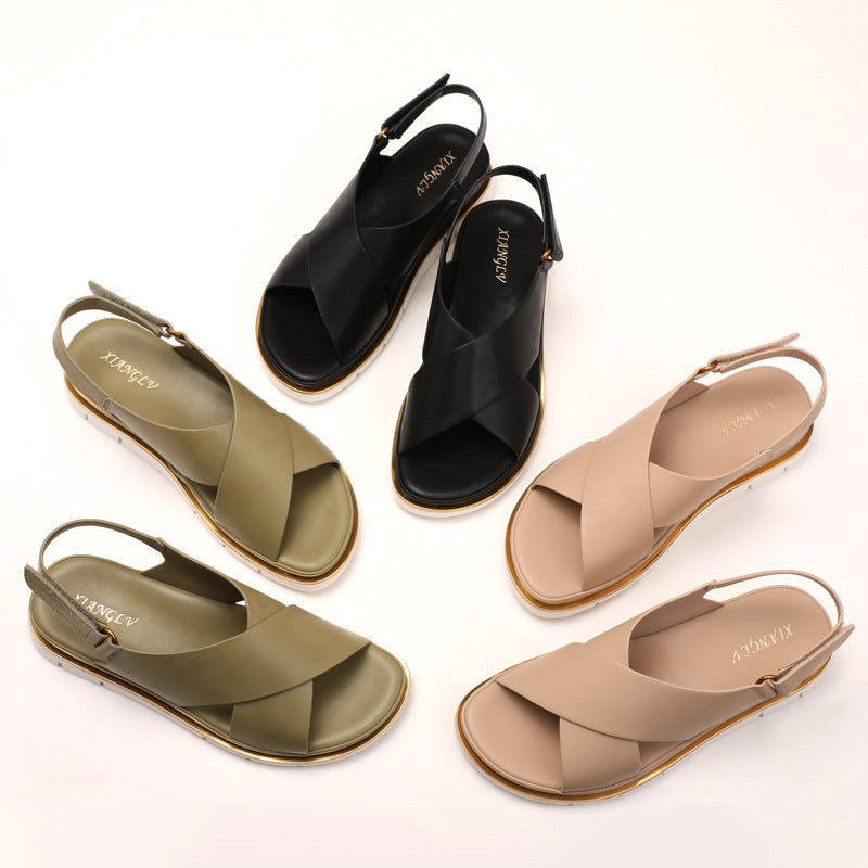 Dame Sling-sandaler med elegant remføring og dæmpende sål Stilla