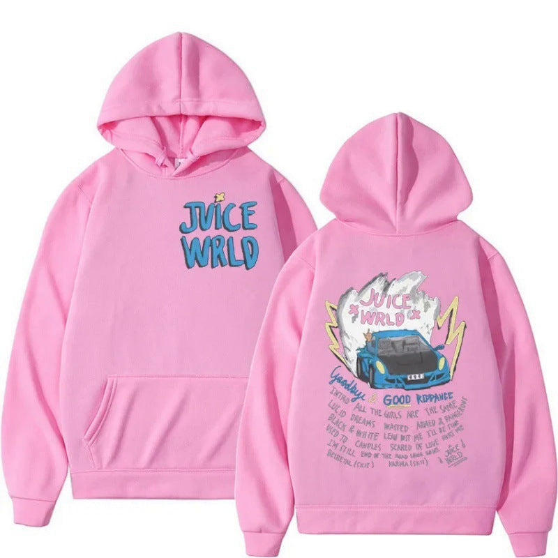 Kvinders hoodie med livligt graffiti-design og behagelig pasform Skovae