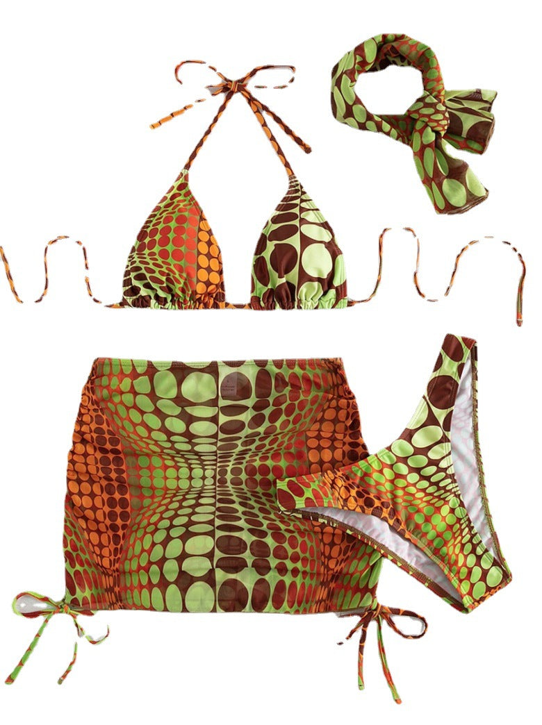 Dame Bikinisæt med legende prikkedesign fra Stilla