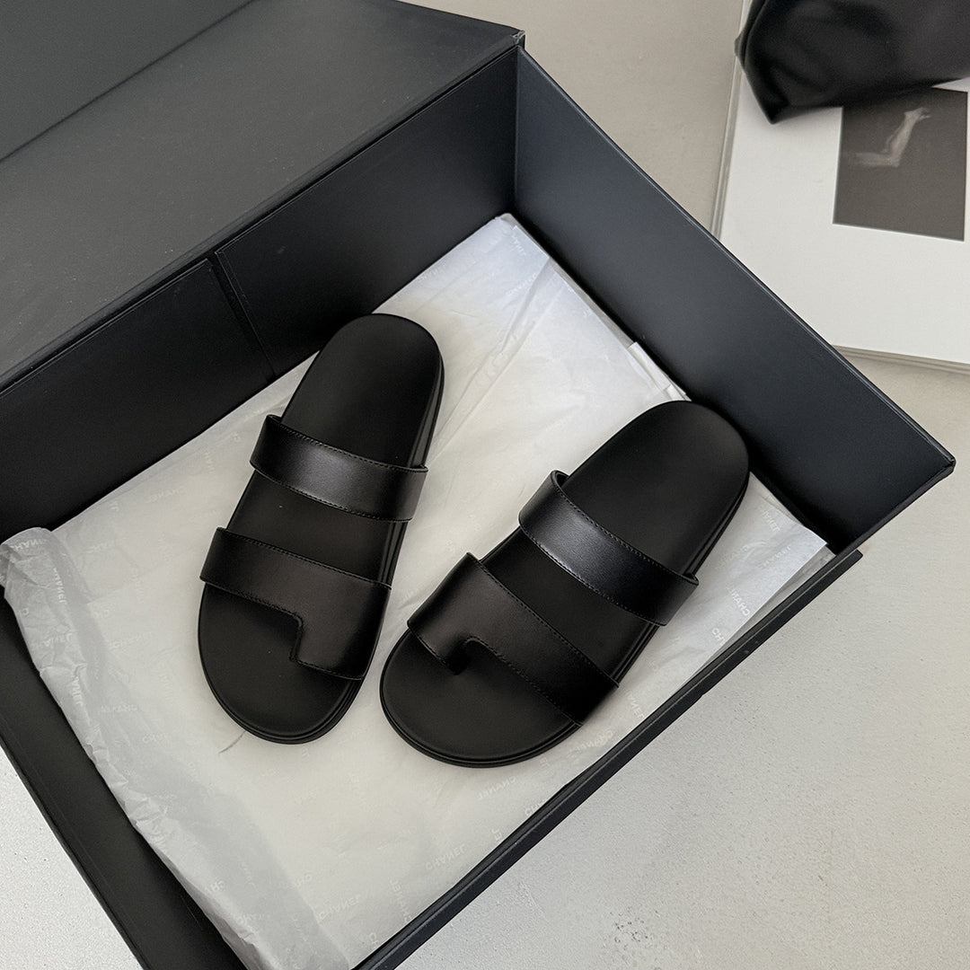 Femme Minimalist Dobbeltseler Slide Sandaler Stilla