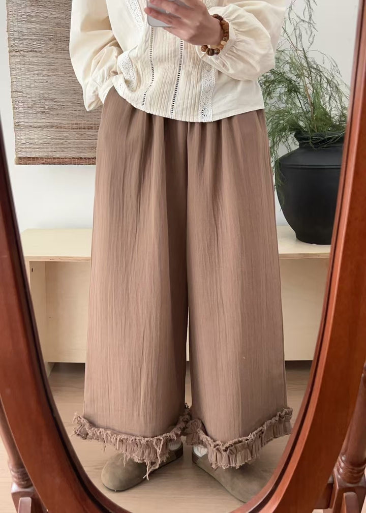 Femme Elegante Button-Up Bluse med Spids Krave Stilla