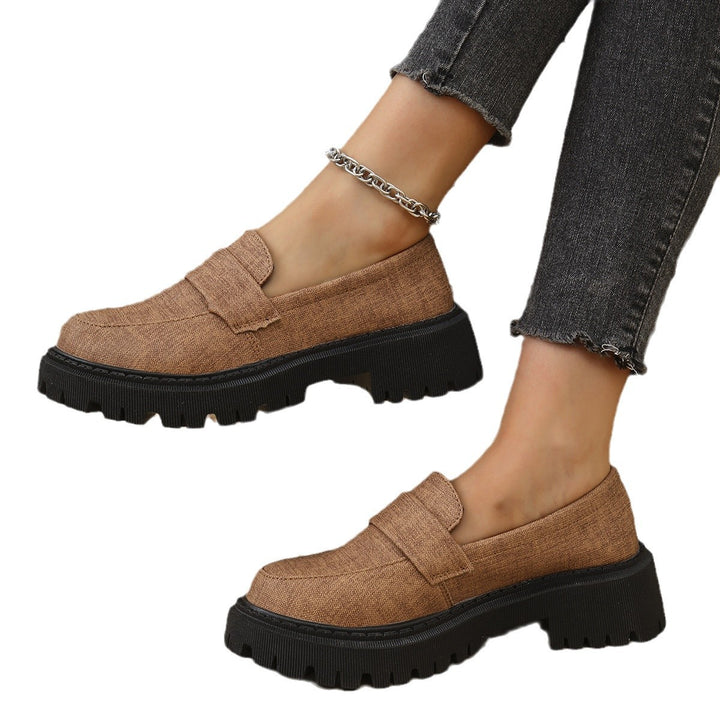 Dame Chunky-Outfit Loafers med robust profil Stilla