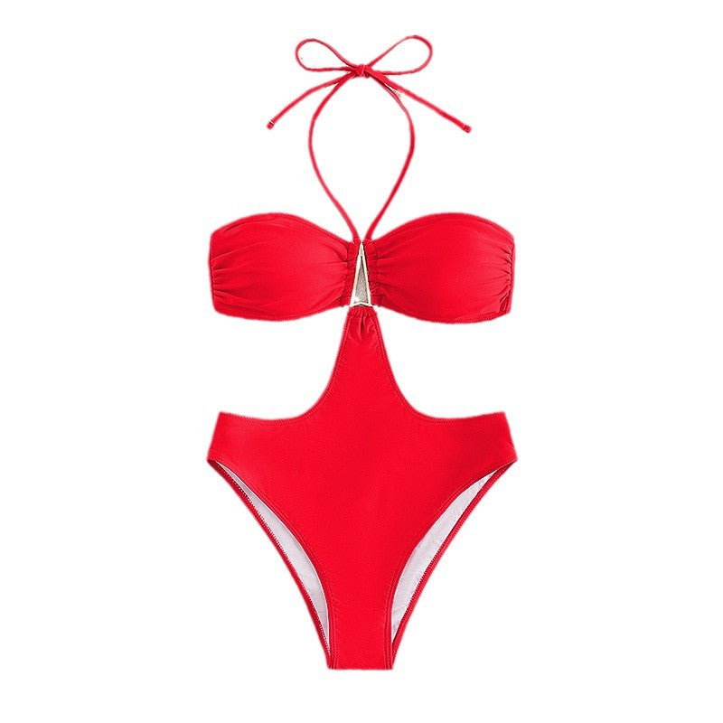 Dame Cut-Out Bandeau Badedragt Stilla