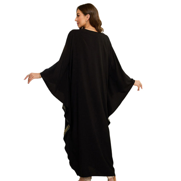 Dame Kaftan med kunstneriske broderier Stilla