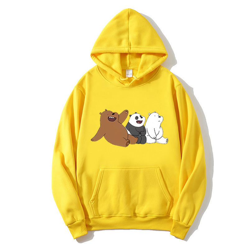 Dame hoodie med humoristisk dyremotiv Skovae