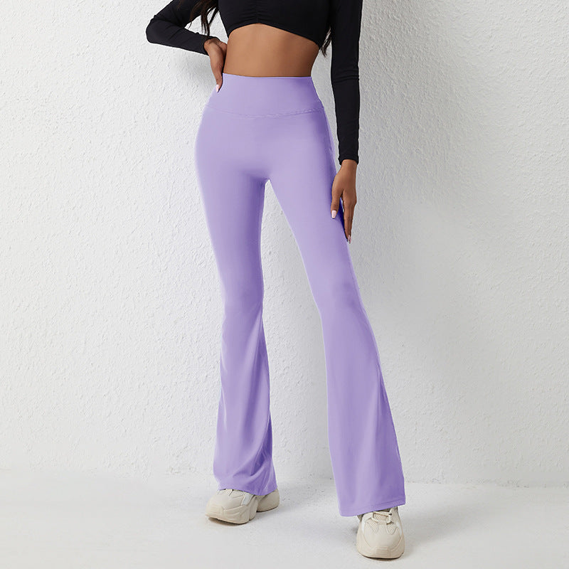 Damer Flared Leggings med høj talje og åndbar struktur Stilla