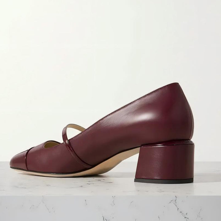Femme High-Heel Mary Jane pumps med elegant rem-detalje Stilla