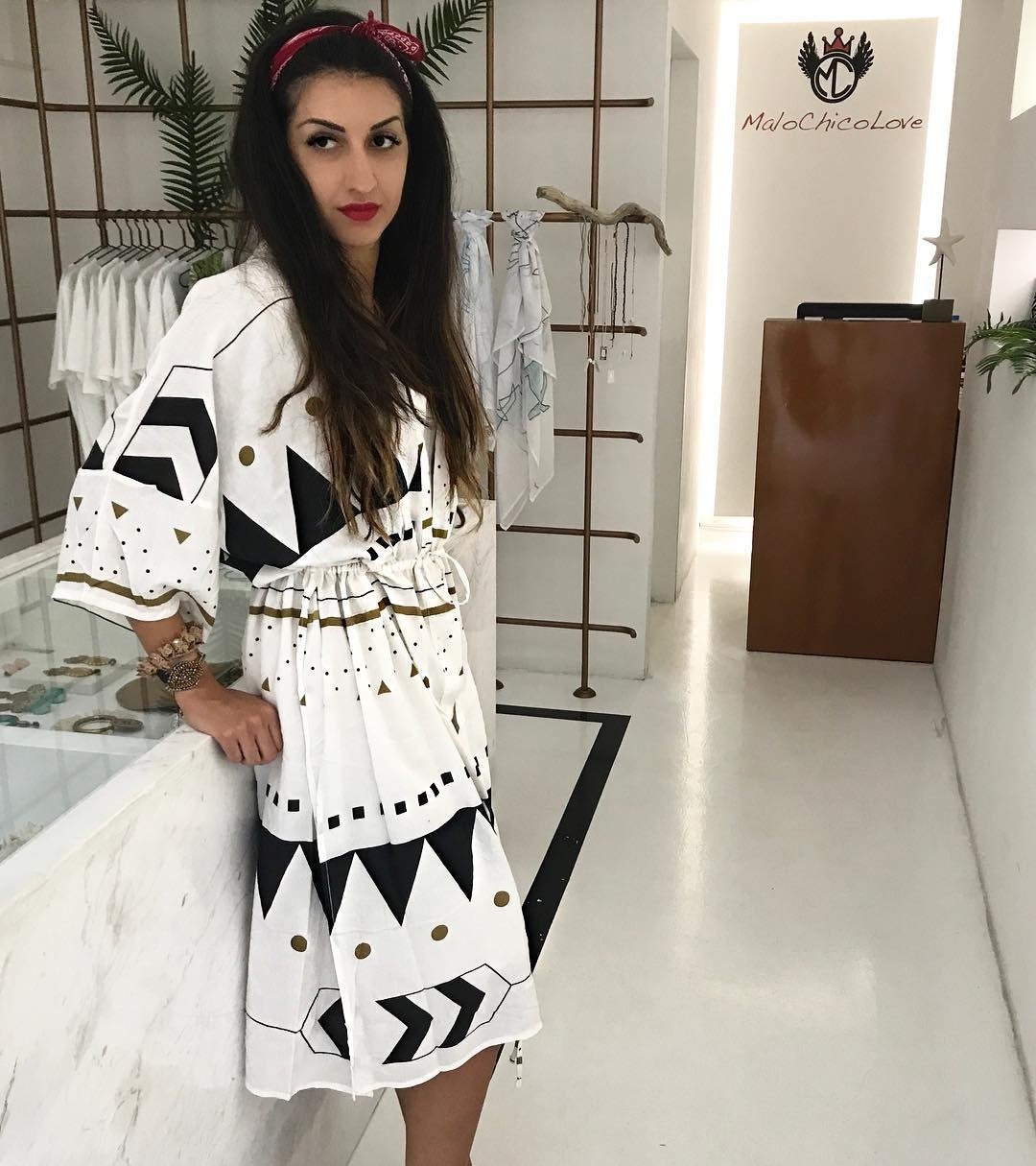 Dame Strandkimono Stilla