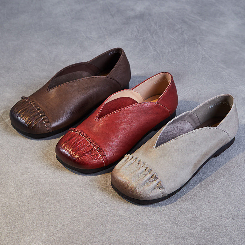 Dame stilfulde Slippers med unikt foldet design Stilla