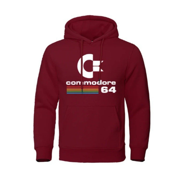 Kvinders hoodie med retro computer motiv Skovae