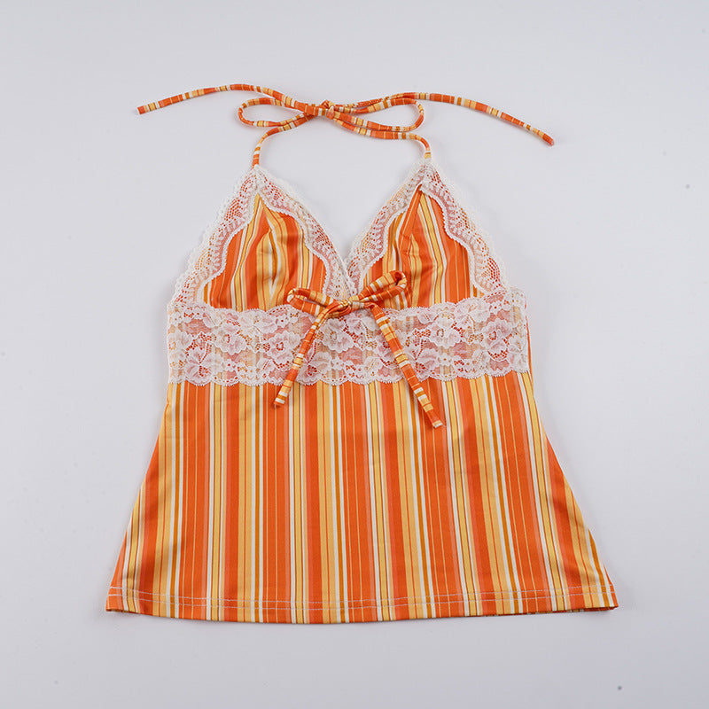Dame Hæklet-detaljer Strandtop Skovae