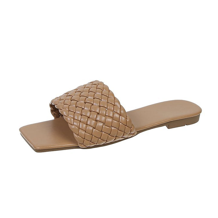 Damer Flettede Sandaler med bred rem og skridsikker sål Stilla