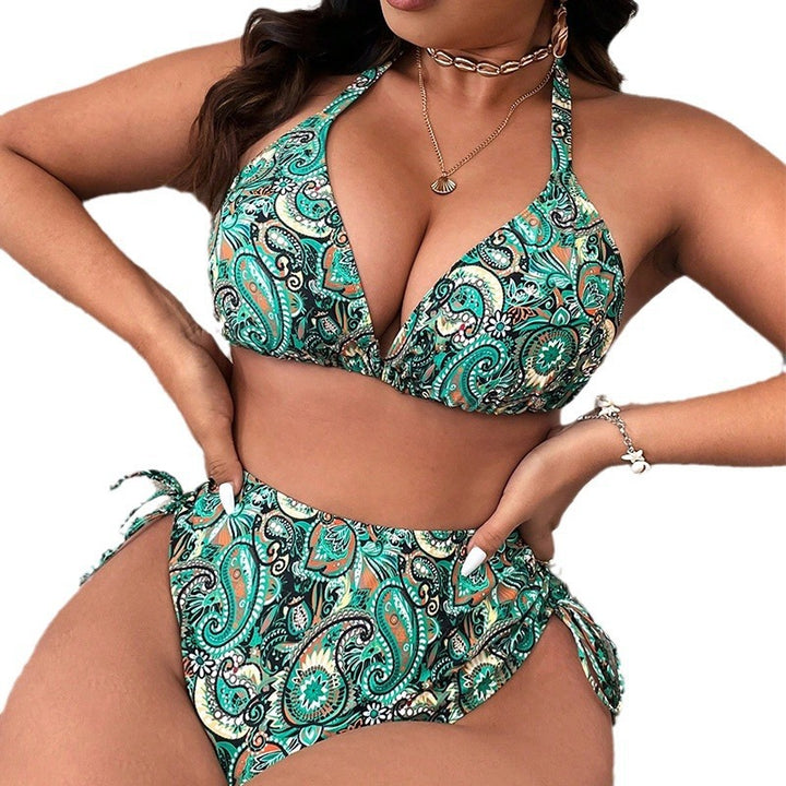Damehøjskåret bikini med vintage-design Skovae