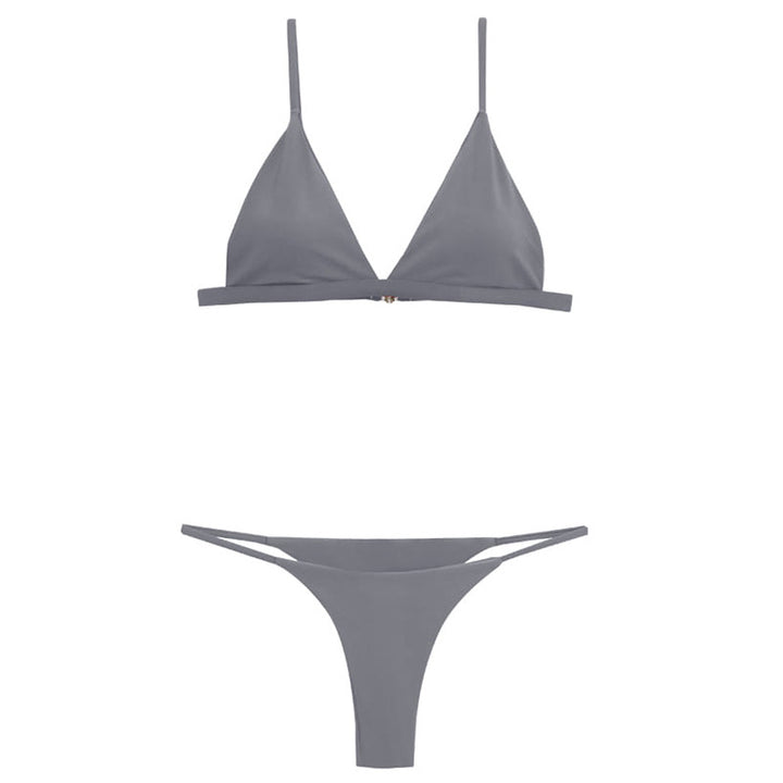 Dame Triangel-Bikini med justerbare stropper og elegant design Stilla
