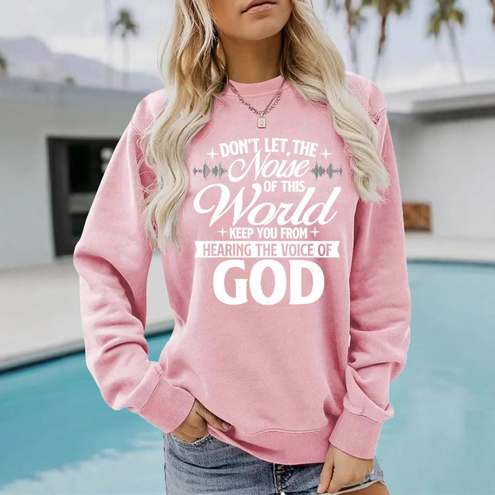 Kvinders sweatshirt med inspirerende print og komfortabel pasform Stilla