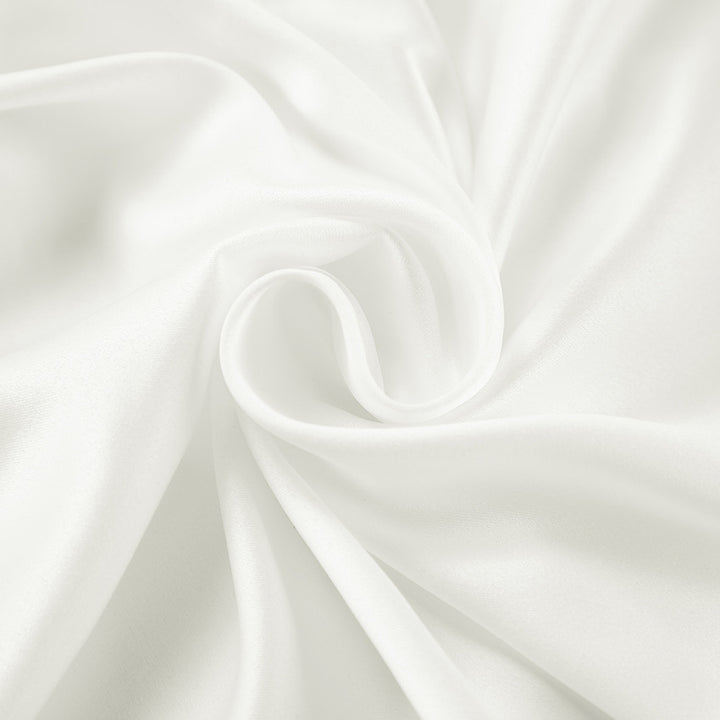 Dame Midi-kjole med voluminøse puffærmer og elegant V-udskæring Stilla