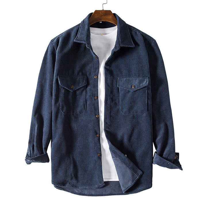 Herrer Corduroy Overskjorte Stilla