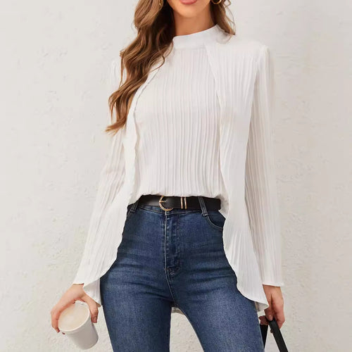 Damer elegant og gennemsigtig bluse Stilla