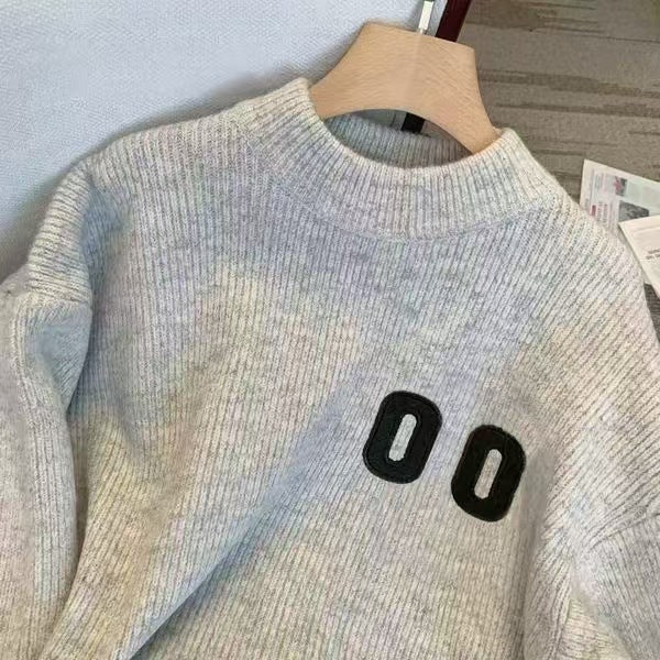 Kvinders Oversized Strik Sweater med Rib Struktur Stilla