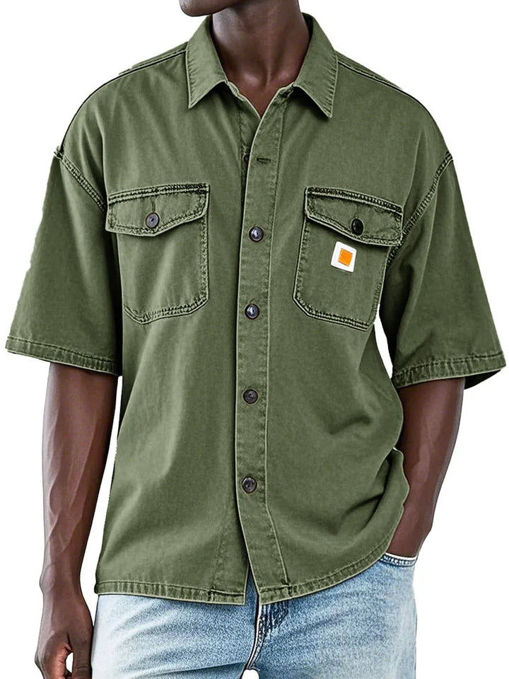 Herrer Kortærmet Utility-Shirt Stilla