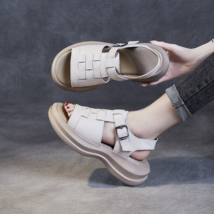 Herrer Contemporary Woven Slide Sandaler Stilla