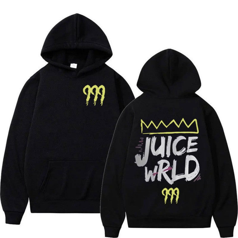 Kvinders hoodie med moderne kængurulomme-design og slående grafisk print Skovae