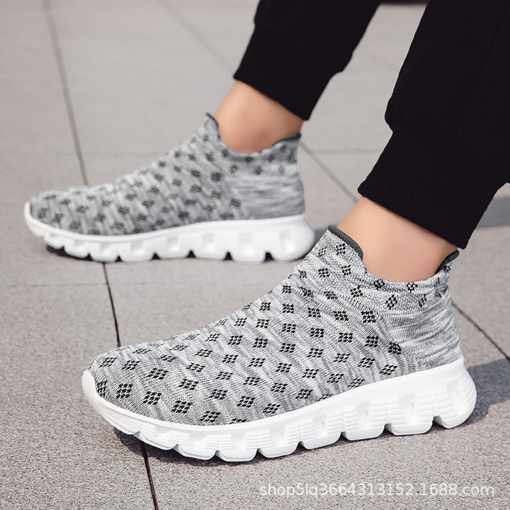 Herrer Slip-On Stretch Strik Performance Sneakers Stilla