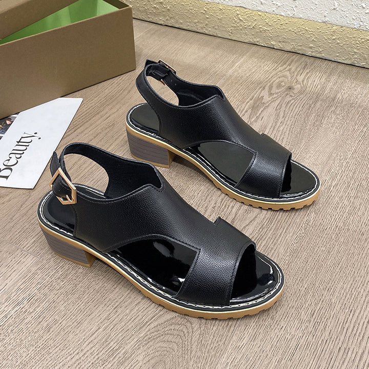 Dame Komfortable Sling-sandaler med skridsikker sål og elegant design Stilla