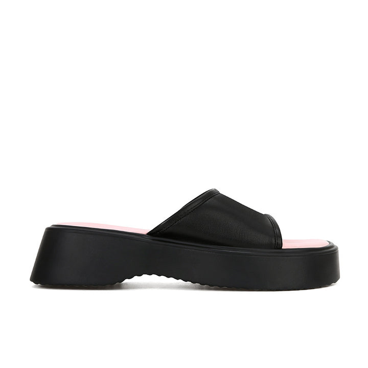 Dame Trendy Forhøjede Slide Sandaler med Polstret Sål Stilla