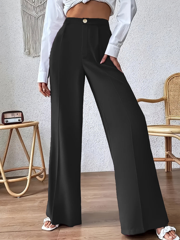 Dame Elegant og bred bukser med høj talje Stilla