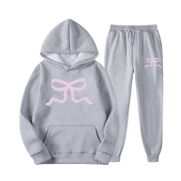 Kvinders casual hoodie og joggingbukser sæt Stilla