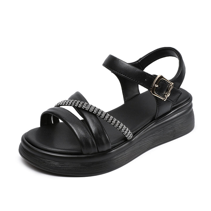 Dame Luxe Comfort Slide Sandaler Stilla