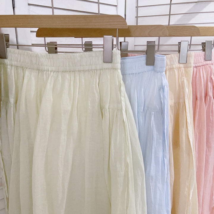 Femme Elegante Lette Faldmaxiskirts Stilla