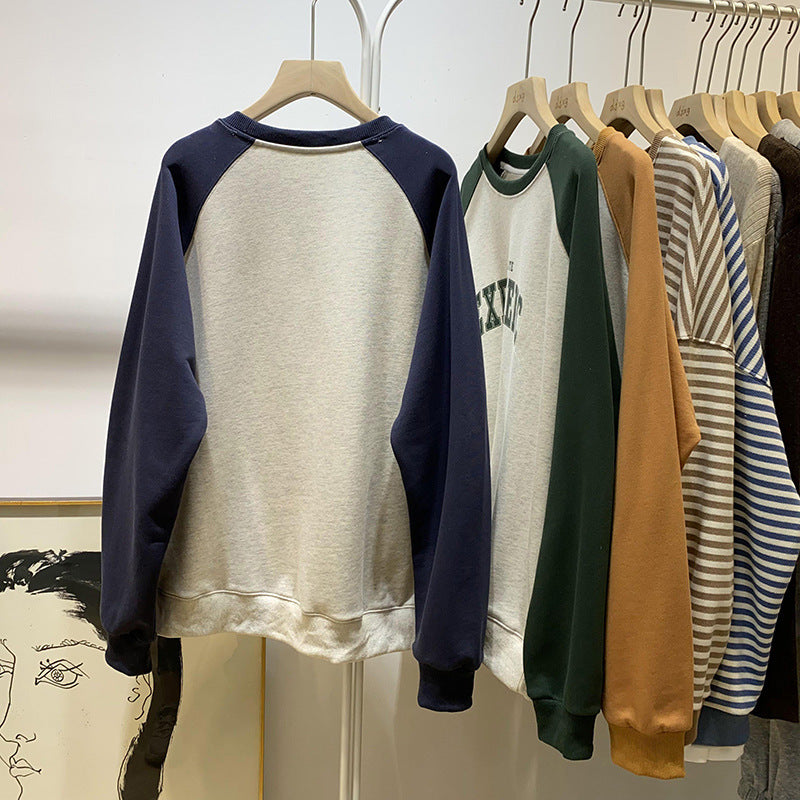 Femme Casual Raglan-ærmer Sweatshirt Stilla