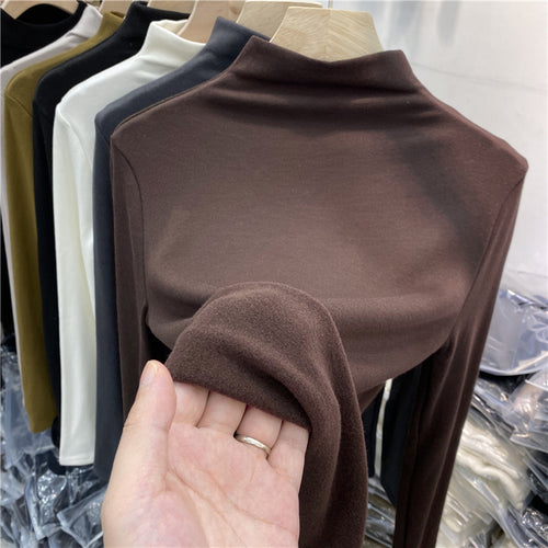 Femme Rullekrave Langærmet T-shirt Stilla