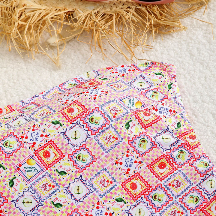 Dame Floral Print Høj-slids Én-delt Badedragt Stilla