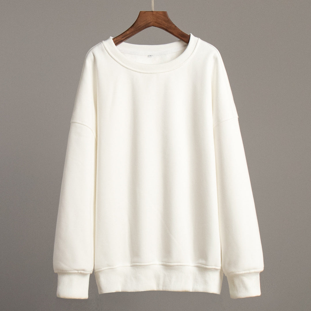 Kvindernes oversized sweatshirt med afslappet pasform og blødt for Stilla