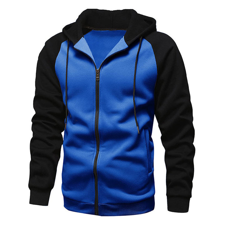 Herrer Hoodie med kontrasterende ærmer Stilla
