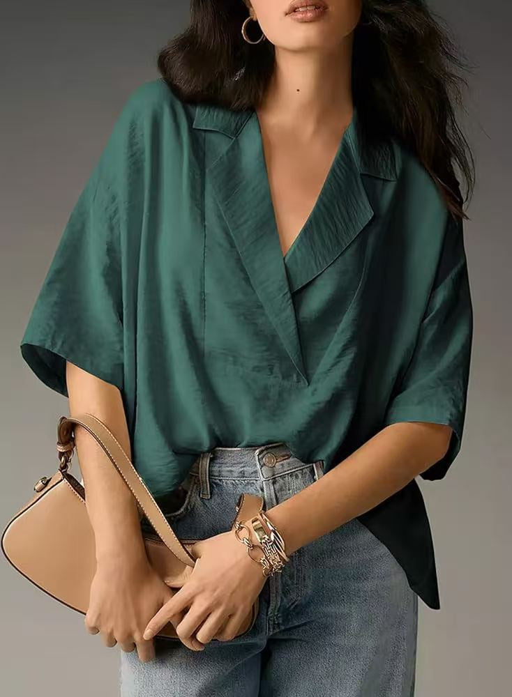 Dame Oversize Bluse T-shirt med afslappet pasform Stilla