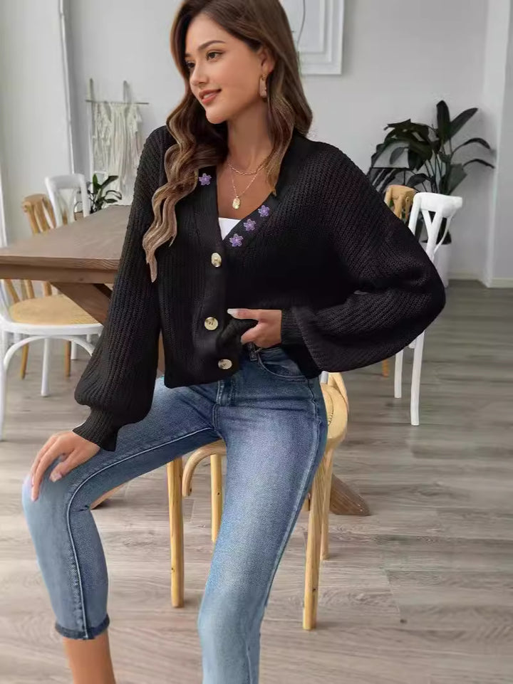 Dame afslappet strikcardigan Stilla