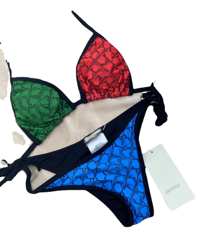 Dame bikini-sæt lavet af højkvalitets, farverigt mesh fra Stilla