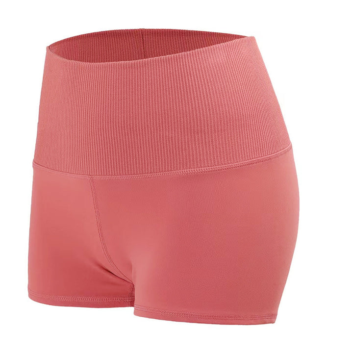 Dame Sporty High-Waist Shorts med figurskabende snit og åndbart materiale Stilla