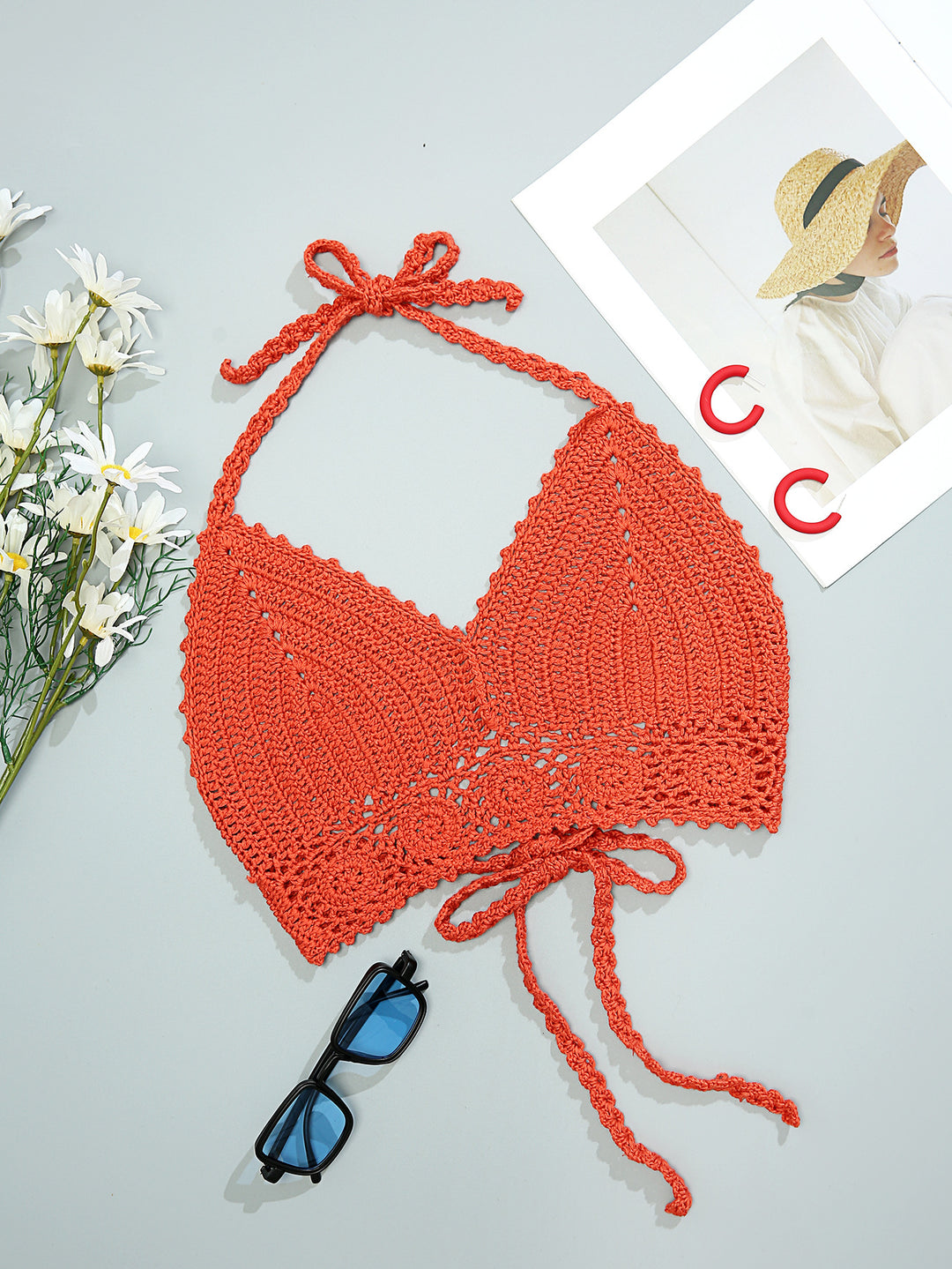 Dame hæklede bikini top Stilla