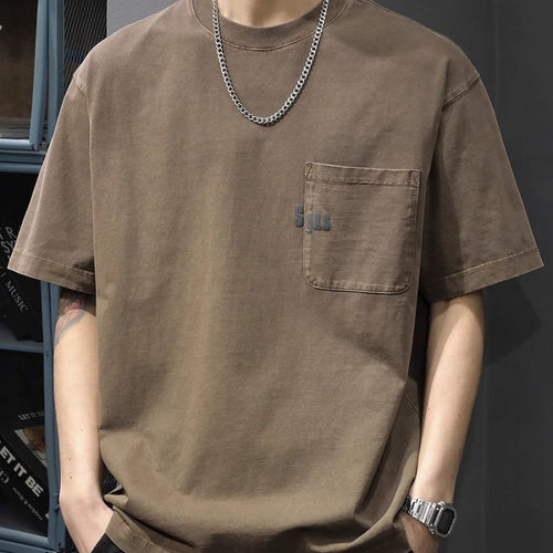 Herre Fritids Pocket T-Shirt Stilla