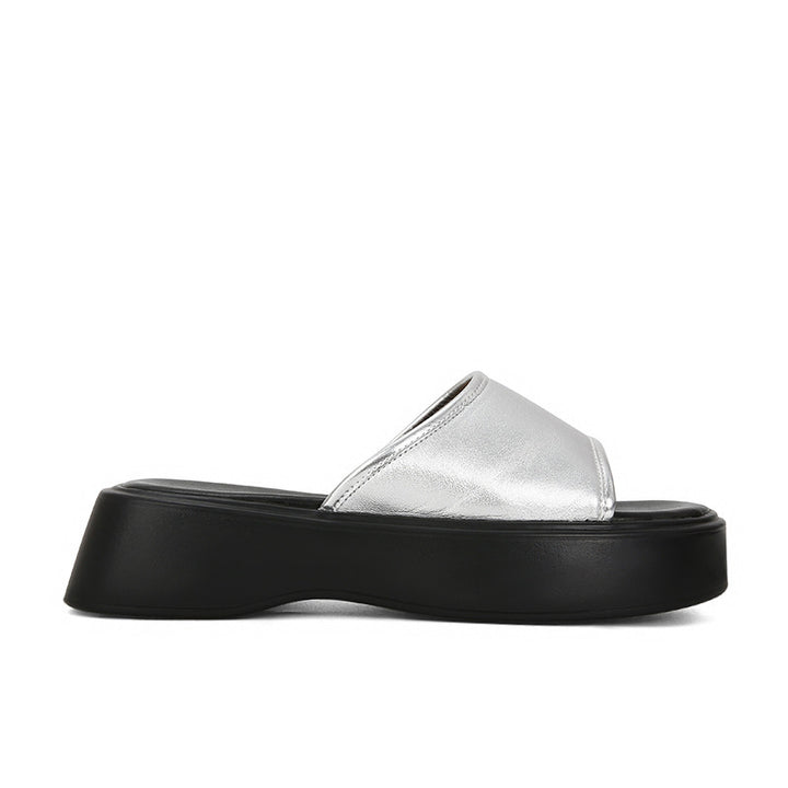 Dame Trendy Forhøjede Slide Sandaler med Polstret Sål Stilla