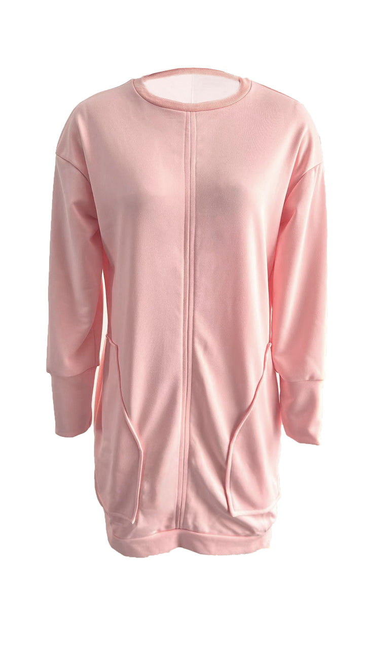 Dame Sporty Longsleeve med sidelommer og komfortabel pasform Stilla