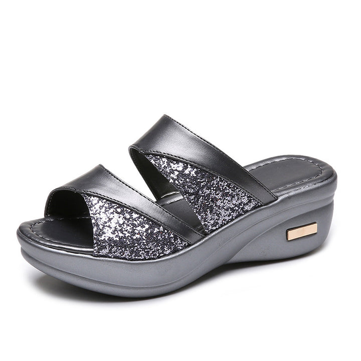 Dame Glamourøse Sandaler med glitrende accenter og skridsikker sål Stilla