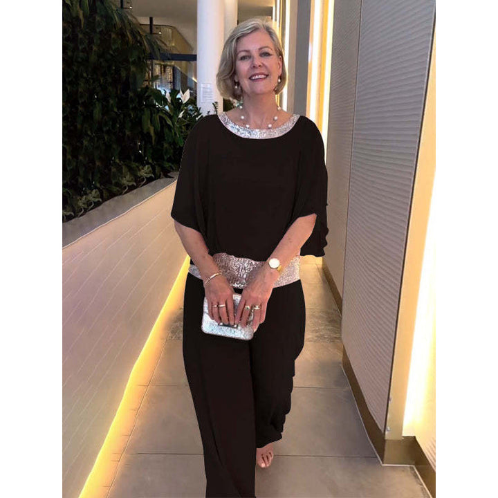 Dame Elegant Aften-Jumpsuit Stilla