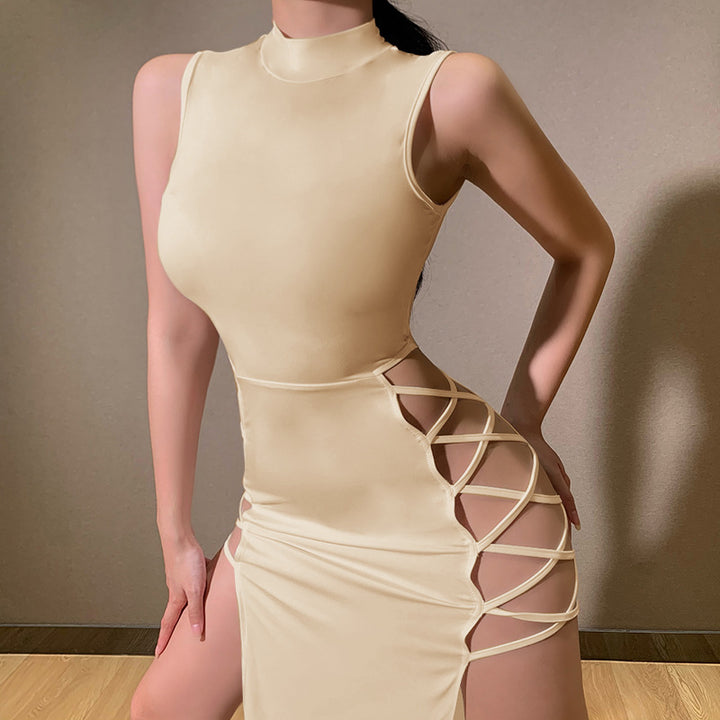 Dame Cut-Out Slids Kjole Stilla