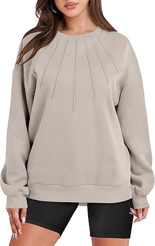 Dame Sweatshirt med raffineret foldedesign Stilla